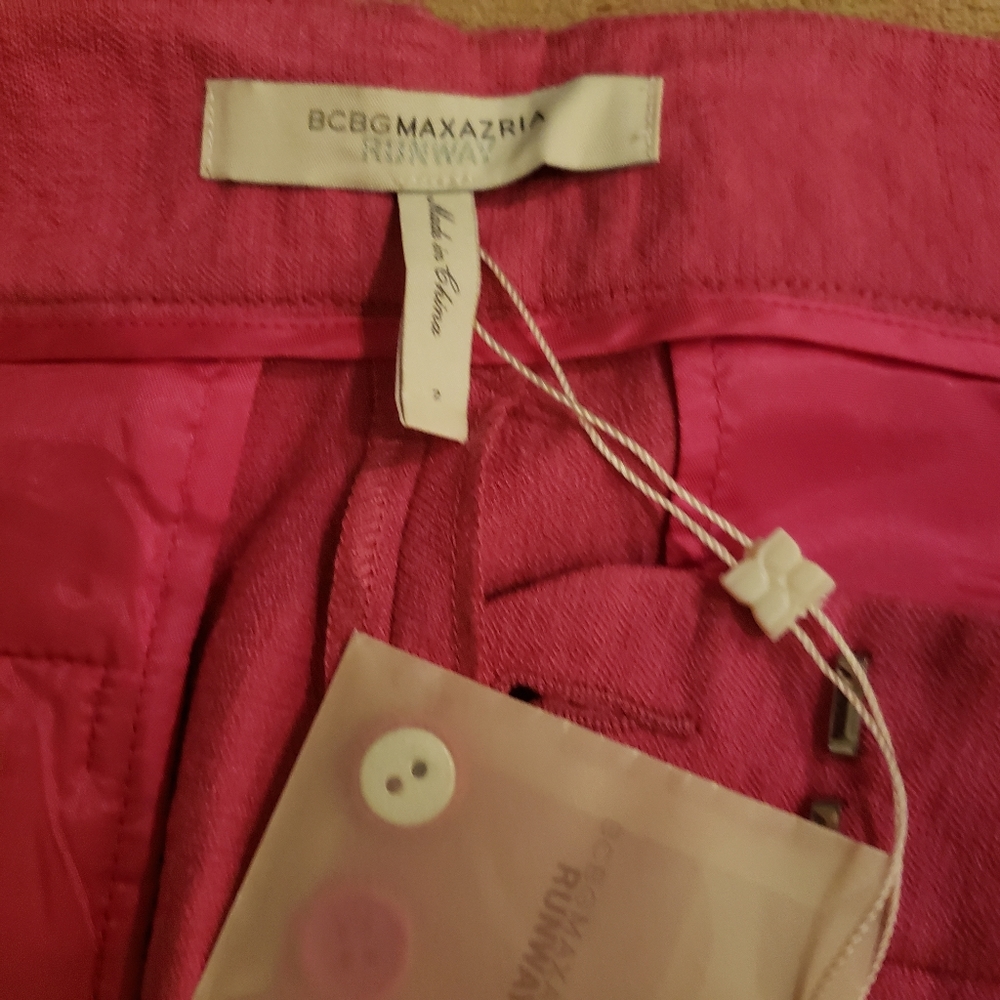BCBG Runway Design Hot Pink Fashion Pant